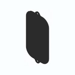 BOSS CHA13059-03 RT3 V UTV Black Weld Center Section Cover Plate 