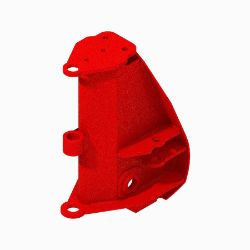 BOSS CHA17600-01 RT3 V 10 DXT Red Weld Center Section 