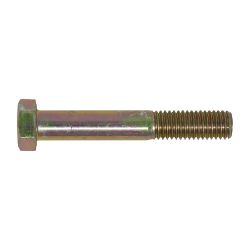 BOSS HDW01706 5/8-11 x 4 Grade 5 Yellow Zinc Hex Head Cap Screw 