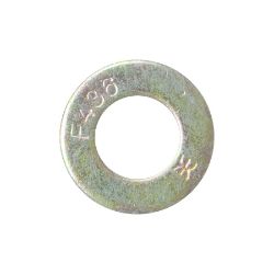 BOSS HDW01726 5/8 Flat Hardened Yelloe Zinc Washer - BOSS HDW01726