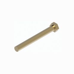 BOSS HDW01778 1/2-13 x 4-1/2 Grade 5 Yellow Zinc Hex Head Cap Screw 