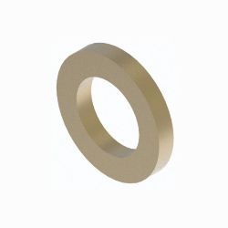 BOSS HDW02089 1.06 x 1.75 x 0.25 Yellow Zinc Flat Washer 