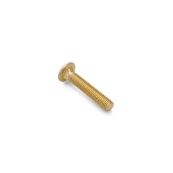 BOSS HDW02766 5/8-11 x 3-1/2 Grade 5 Yellow Zinc Carriage Bolt - BOSS HDW02766