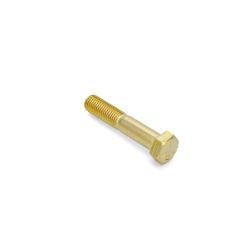 BOSS HDW03046 3/4-10 x 4 Grade 5 Yellow Zinc Hex Head Cap Screw 