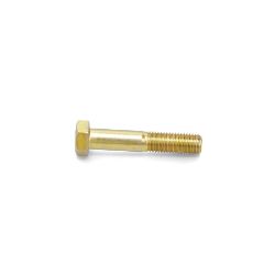 BOSS HDW03046 3/4-10 x 4 Grade 5 Yellow Zinc Hex Head Cap Screw - BOSS HDW03046