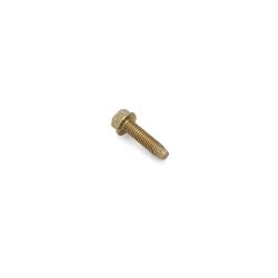 BOSS HDW04861 3/8-16 x 1-1/2 Grade 5 Yellow Sinc Serrated Head Self Tap Bolt - BOSS HDW04861