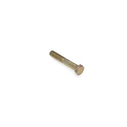 BOSS HDW05521 3/8-16 x 2-1/4 Grade 5 Yellow Zinc Hex Head Cap Screw - BOSS HDW05521
