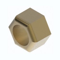 BOSS HDW05597 1/2-13 Top L/N Grab Cadwax Yellow Zinc Nut 