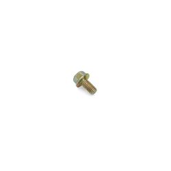BOSS HDW05602 3/8-16 x 3/4 Grade 5 Yellow Sinc Spinlock Hex Washer Head Cap Screw - BOSS HDW05602