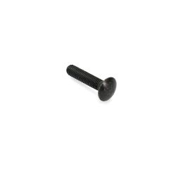 BOSS HDW05612 1/2-13 x 2-1/4 Grade 5 Black Zinc Carriage Bolt - BOSS HDW05612