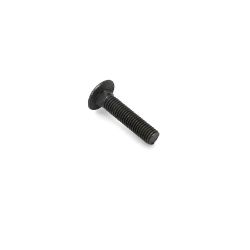 BOSS HDW05612 1/2-13 x 2-1/4 Grade 5 Black Zinc Carriage Bolt - BOSS HDW05612