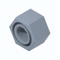BOSS HDW05856 #10-32 Stainless Steel 18-8 Nyl Lock Nut 