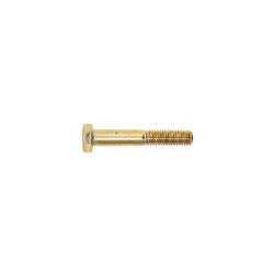 BOSS HDW06330 1/2-13 x 3 Grade 5 Yellow Zinc Hex Head Cap Screw - BOSS HDW06330
