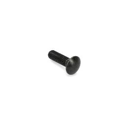 BOSS HDW17555 3/4-10 x 2-1/2 Grade 5 Black Zinc Carriage Bolt - BOSS HDW17555