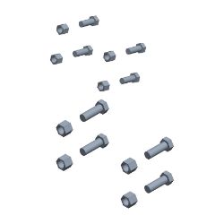 BOSS HDW21471 Slide-In Fastener Kit 