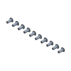 BOSS HDW23206 5/16-18 x 3/4 Stainless Steel Carriage Bolt Kit (10 pk) 