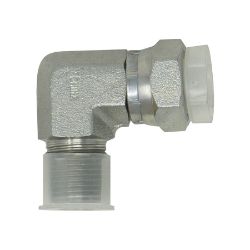 BOSS HYD07018 3/8MP x 3/8FP 90 Degree Swivel Fitting 