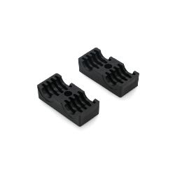 BOSS HYD19122 3/8 Black Twin Flat Head Clamp (Pair) - BOSS HYD19122