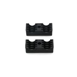 BOSS HYD19122 3/8 Black Twin Flat Head Clamp (Pair) - BOSS HYD19122