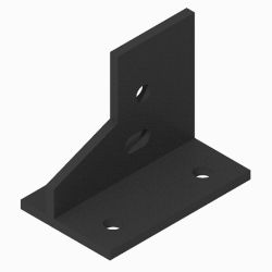 BOSS LTA03602-03 HD3500 Black Weld Passenger Side Pushbeam Support Mount 