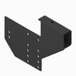 BOSS LTA03617-03 Dodge Black Weld Drive Pushbeam Support Plate 