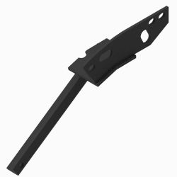 BOSS LTA03622-03 Dodge Black Weld Left Hand Angle Bracket - BOSS LTA03622-03