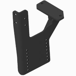 BOSS LTA04466-03 F2/350 Black Weld Passenger Side Pushbeam Support Plate (92-97) 