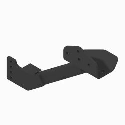 BOSS LTA05116-03 C4500/5500 Black Weld Drive Side Angle Bracket (03+) 