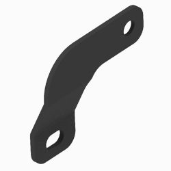 BOSS LTA05648-03 Ford Super Black Passenger Side Bumper Brace (99-07) 