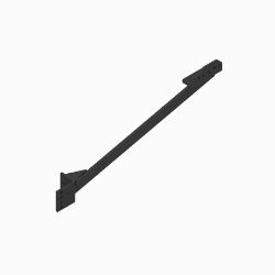 BOSS LTA09643-03 Mitsubishi Black Weld Drive Side Angle Bracket 