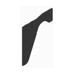 BOSS LTA11149-03 John Deere 5 3-Cycle Passenger Side Black Side Plate 