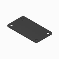 BOSS LTA12161-03 Can-Am Defender Under Carriage Black Breaker Plate (2016+) 