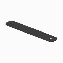 BOSS LTA12348-03 JD Gator 835/865 Black Rear Shim 