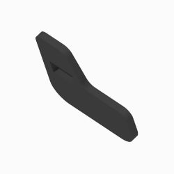 BOSS LTA12418-03 Polaris Ranger XP 1000 Black Pushbeam Support Plate Spacer 