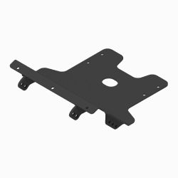 BOSS LTA12421-03 Kawasaki Mule Pro Black Skid Plate Weldment (2015+) 