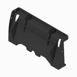 BOSS LTA12581-03 Kawasaki Black Weld UTV Skid Plate Assembly (04+) 