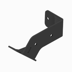 BOSS LTA12881-03 Honda/Pioneer Black Weld Under Carriage Right Hand Mount (14+) 