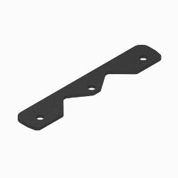 BOSS LTA14936-03 Polaris Ranger Mid-UTV Under Carriage Black Backer Plate (22+) 