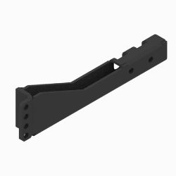 BOSS LTA25052-03 Ram 1500 Black Angle Bracket 
