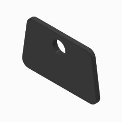 BOSS MSC01820-03 Black Snow Catcher Mounting Plate 
