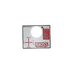 BOSS MSC04210 Staight Blade Joystick Adhesive Label - BOSS MSC04210