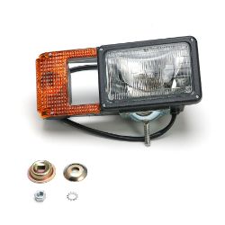 BOSS MSC04234 Passenger Side Plastic Headlight w/ Hardware 