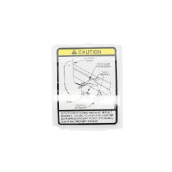 BOSS MSC04609 Coupler Auto Pins Caution Decal - BOSS MSC04609