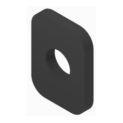 BOSS MSC04848-03 Dodge RT3 Black 0.63 OD Shim Bolt Plate 