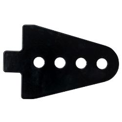 BOSS MSC04860-03 RT3 V Black Bumper Bolt Plate 