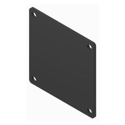BOSS MSC09691-03 Pedestal Mount Black Floor Base Plate - BOSS MSC09691-03