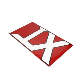 BOSS MSC10190 Power-V XT Front of Blade Decal - BOSS MSC10190
