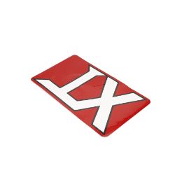 BOSS MSC12920 ATV/UTV Front of Blade XT Red Logo Decal - BOSS MSC12920