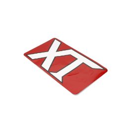 BOSS MSC12920 ATV/UTV Front of Blade XT Red Logo Decal - BOSS MSC12920