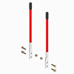 BOSS MSC13652 (2) Short Blade Guide Kit w/ Hardware 